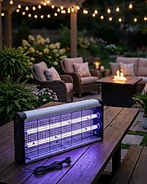 Ev Balkon Mutfak İçin Elektrikli Sinek Savar 10W UV Işıklı Lamba