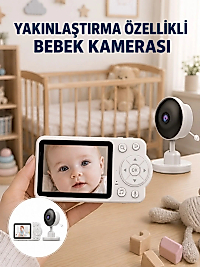 Bebek Monitörü Cry Detection ve HD Gece Görüş Destekli Yeni Nesil