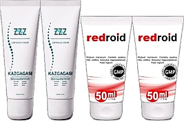 KAZ GAGASI 100 ML KREMİ 2 ADET REDROİD 50 ML 2 ADET