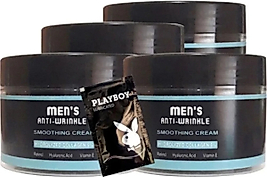 SÜPER MEN'S 4 ADET 100 ML SNMP20356 ERKEK YÜZ CİLT KREMİ ANTİWRİNKLE SMOOTHİNG CREAM + YANINDA JEL