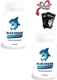 BLUE SHARK GİNSENG ERKEKLER IÇİN DESTEKLEYİCİ 20'Lİ X 2 ADET + KAYGANLAŞTIRICIYLA