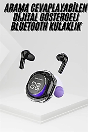 Kablosuz Dijital Göstergeli Powerbanklı IOS ve  Android Uyumlu Kulaklık