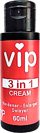 VIP ERKEĞE ÖZEI 3 ETTKİ BİRDEN KREMİ 60 ML 3 ADET 3İN1 KREM