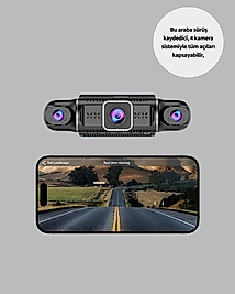 4 Kamera Full HD Araç Kayıt Cihazı UCZZZY10KAMERA-2