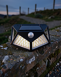 Güneş Enerjili 100 LED Bahçe Lambası UUCZDUVARLAMBASI1
