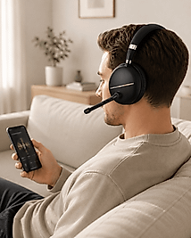 Kulaküstü Bluetooth Mikrofonlu RGB Işıklı Type-C Şarjlı UCZZMAX17-4-1