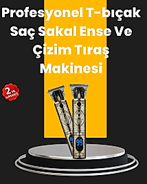 0.1 mm Hassas Kesim Tıraş Makinesi Şarjlı Metal Gövde