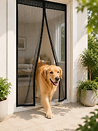 Mıknatıslı File Kapı Sinekliği Balkon Bahçe Teras ve Mutfak İçin Pratik Kullanım