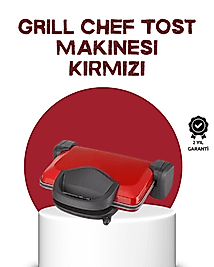 2000 Watt Tost Makinesi 6 Dilim Kapasiteli Döküm Plakalı Üç Kademeli Isı Ayarlı