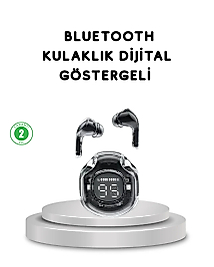 Bluetooth 5.3 Kablosuz Kulaklık HiFi Stereo ve Ekstra Bass Dijital Ekranlı