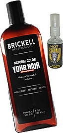 BRİCKELL ERKEKLERE 237 ML SAÇSAKAL BEYAZLIKGİDERİCİ ŞAMPUAN + HOTRHİNO 30ML GECİKTİRİCİSPREY