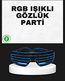 Parti ve Organizasyonlara Özel LED Işıklı Gözlük
