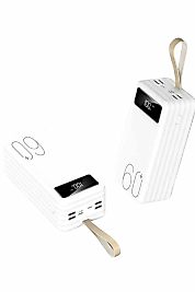Powerbank 60.000 Mah Taşınabilir Şarj Hızlı El Fenerli Dijital Göstergeli Yeni Nesil