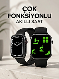 Akıllı Saat Tema Değiştirme Uyku ve Sağlık Takibi Sesli Asistan Bildirim Görme