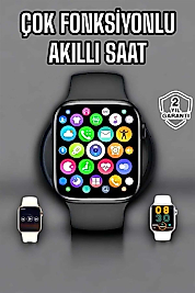 Akıllı Saat Amoled Ekran GPS ve Uyku Takibi Bluetooth Bağlantılı