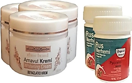 SÜPER THREE BRAND VÜCUT KREMİ 100 ML ARNAVUT KREMİ3 ADET + RUS MERHEMİ 50 ML 2 ADET