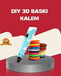 Çocuklar İçin Güvenli 3D Yazıcı Kalem