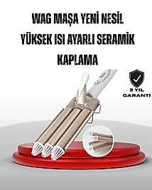 Ayarlanabilir Isı Ayarıyla Profesyonel Bukle Maşası – Hızlı ve Nazik Şekillendirme