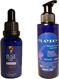 SÜPER BLACK SNAKE ERKEKLER IÇİN FOR MEN PLAYBOY NATURAL PERSONAL LUBRİCANT 125 ML