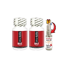 TESTOPRİME: 2 ADET ERKEKLERE ÖZEL 30 LU SEKSDESTEK + 30 ML AFRODİZAYN MASAJ YAĞI