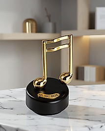 Müzikli Altın Nota Temalı Musik Kutusu UCZZZNOTAMÜZİKUTUSU-8