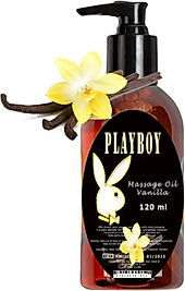PLAYBOY VANİLLA AROMATERAPİ MASSAGE OİL 120 ML VANİLYA AROMALI VÜCUT MASAJ YAĞI