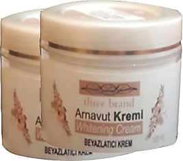 SÜPER THREE BRAND ARNAVUTKREMİ 2 ADET WHİTENS CREAM TÜMBÖLGE  KREMİ 100 ML