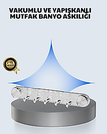 Aletsiz Montaj Vakumlu Yapışkanlı Askı Aparatı