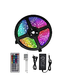 5050 RGB LED Şerit 5 Metre Uzaktan Kumandalı Ortam Aydınlatma Led