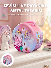 Mini Çocuk Para Kasası Gizli Saklama ve Birikim Kutusu