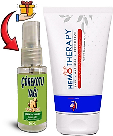 HEMO THERAPY: 1 ADET>İSKOÇ KARAAĞAÇ ÖZLÜ AN.AL BAKIM KREMİ 50 ML  + ÇÖREKOTU YAĞI
