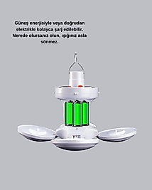 5 Kanatlı LED Kamp Lambası UCZ5KANATLIILAMBA1-1