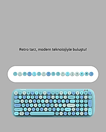 Kablosuz Klavye Mouse Seti 104 Tuşlu Ergonomik Tasarım UCZZZQW02KLAVYEMOUSE-3