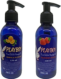 Playboy Portakal ve Çilek Aromalı Masaj Yağı