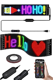 LED Panel Dijital Kontrollü Aracı Kullanım İçin UUCZZZZ16X192LEDMATRİXXXXXXXX3-1
