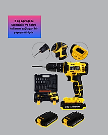12V Kablosuz Matkap Hafif ve Ergonomik XUCZMATKAPSETİİ-2