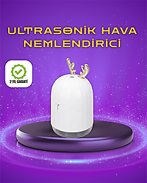 Renkli LED Işıklı ve Sürekli Spreyli Masa Nemlendirici