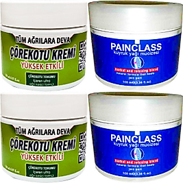 ÇÖREKOTU ÇÖREK OTU KREMİ 2 ADET 100 ML KREMİ + 2 ADET PAİNCLASS KUYRUK YAĞI KREMİ 100 ML KREMİ