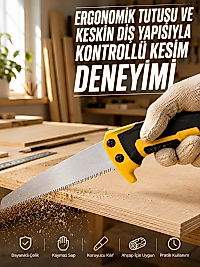 Düz Bıçaklı Budama Testeresi Kılıflı Güvenli Tasarım