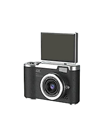 48 MP 4K Dijital Kamera 8X Zoom ve 180 Derece Ekran Yeni Başlayanlar İçin Uygun