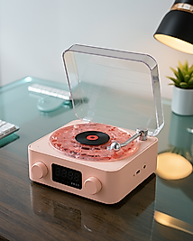 Retro Bluetooth Hoparlör Kristal Ses UUCZZZGRAMAFONSPEAKER-37