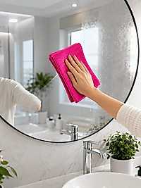 Mikrofiber Bez Pembe Çizmeden Temizlik UCZZKARELİBEZPEMBE-3