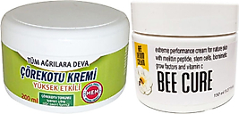 ÇÖREK OTU KREMİ BÜYÜK XLBOY 200 ML GREEN + BEE CURE 150 ML KREM / VÜCUT FITIKAGRİLARİNA