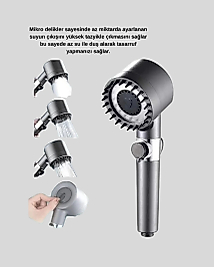 Spa Etkili Masaj Uçlu Duş Başlığı Ergonomik Tasarım