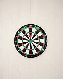 Ev ve Oyun Alanları İçin 15 İnç Dart Tahtası 4 Dart Oku Dahil
