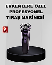 Profesyonel Şarjlı Tıraş Makinesi Ayarlanabilir Başlıklı Kablosuz