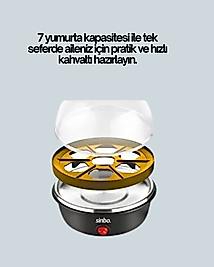 7 Kapasiteli Otomatik Kapanma Yumurta Pişirme Makinesi UCZZYUMURTAPİŞİRİCİ-4