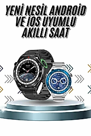 Akıllı Saat 1.62 İnç Ultimate Nabız Sensörlü Sesli Görüşme Yapabilen Yeni Nesil
