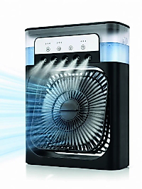 Serinletici Fan Type-C Bağlantı, Zamanlayıcı, 7 Renk Ambiyans Işığı