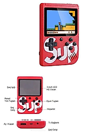 Taşınabilir Sup El Atarisi 400 Oyunlu Nostaljik Konsol UUCZZZSUP400ATARİİİ3